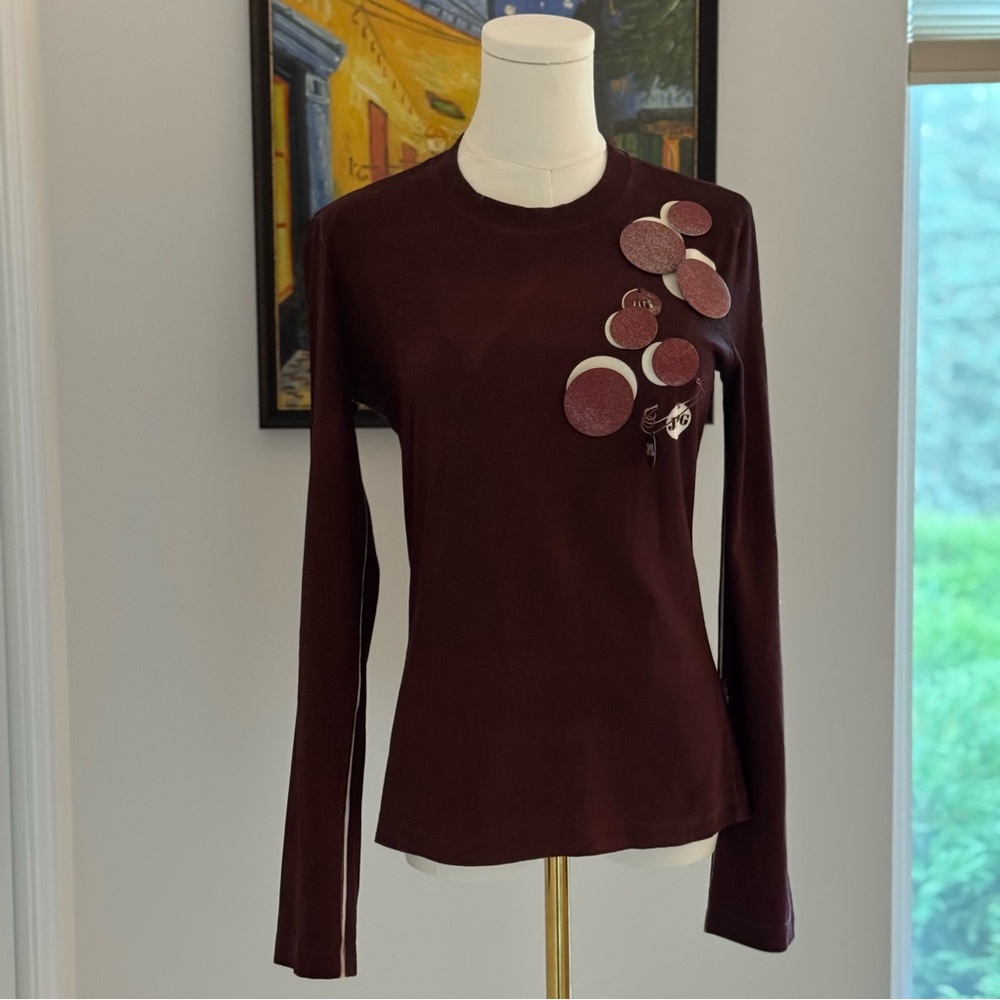 Vintage Jean Paul Gaultier JPG Jean’s Embellished Long Sleeve Top